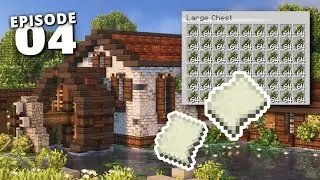 The Paper Factory | My Cottagecore Farm 🍃 EP 4 | Aesthetic Minecraft Survival Let’s Play 1.20.1