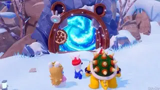 MARIO + RABBIDS SPARKS OF HOPE - SECRET ZONE PRISTINE PEAKS (LOCATION + KEY)