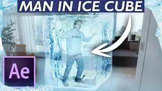 FROZEN IN ICE CUBE - After Effects VFX Tutorial