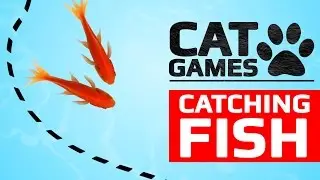 CAT GAMES - CATCHING FISH (ENTERTAINMENT VIDEOS FOR CATS TO WATCH)