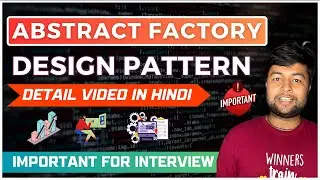 🔥Abstract Design Pattern in Hindi | Important Question for Interview | Design Pattern Series