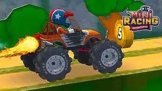 ДЖИП НА БОЛЬШИХ КОЛЕСАХ Играем в игру MINI RACING ADVENTURES #2  Игра про машинки