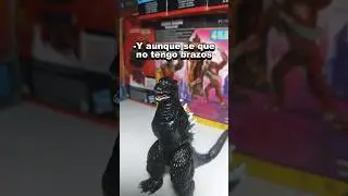 Godzilla no puede aplaudir 😔🦖 #shorts #godzilla #youtubeshorts #humor #teamgodzilla #figuras