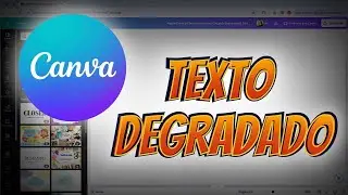 Texto degradado Canva - Tutorial Texto estilo Comic Gratis
