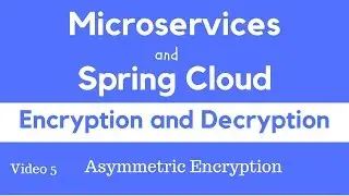 Spring Cloud Config Server - Asymmetric Encryption and Decryption.