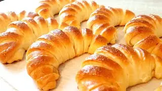 Рогалики с Вареньем. Вкусные Дрожжевые Рогалики с Вареньем