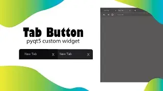 PyQt5 Tutorial - Tab Button for Web Browser