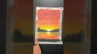 Easy soft pastel Landscape Painting for Beginners!• Step-by-step #art #painting #easypainting #paint