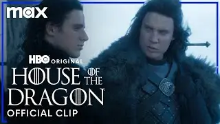 Jacaerys Velaryon Meets Cregan Stark At The Wall | House Of The Dragon | Max