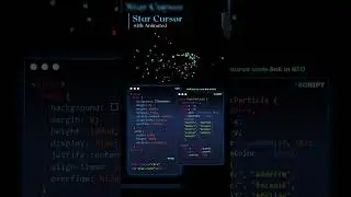 ✨ Create a Starry Cursor with Animation Using JavaScript! 🌟🖱️||