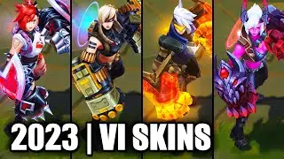 ALL VI SKINS SPOTLIGHT 2023 | League of Legends