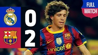 The day SERGI ROBERTO DEBUTED in EUROPE | Real Madrid 0 vs FC Barcelona 2 | FULL MATCH 🔵🔴