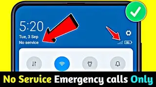 No Service Problem Solution || Sim Card Not Working | Emergency problem Fixed 2024