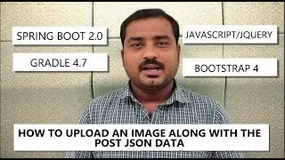 How to upload an image or file along with the POST JSON data | Spring Boot