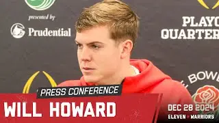 Will Howard says he's excited to get a second chance against Oregon, praises Jeremiah Smith