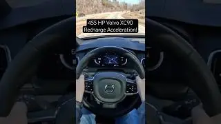 2024 Volvo XC90 Recharge Acceleration - 455HP - Pretty Quick! 