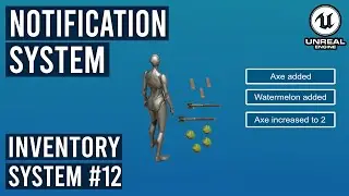 On Screen Notification System in Unreal Engine 5.3 - Inventory System #12 #ue5