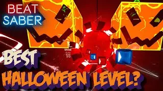 My Favorite Halloween Beat Saber Level! - Ghost Family Living In Graveyard | Wicked Beats - (VR)