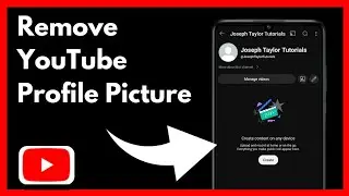 How to Remove YouTube Profile Picture on Mobile - Delete YouTube Profile Icon (2024)