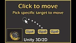 Unity click to move (Selected target)