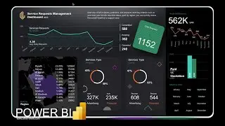 Microsoft Power BI - Service Requests Management Dashboard | Tutorial 1