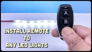 How to install a RF Remote Control for any LED strip