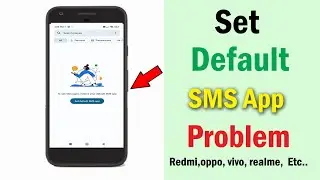 How to fix set as default problem in hindi | Set sms as default problem solution