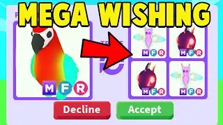 I traded for MEGA SEA ANGEL in Adopt Me!