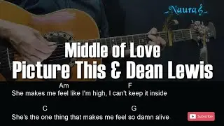 Picture This & Dean Lewis - Middle of Love Guitar Chords Lyrics