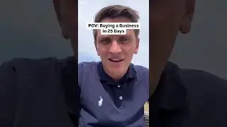 POV: Buying a Business #shorts