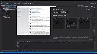 Microsoft SQL Server Express with Visual Studio 2019 (Download & Install)