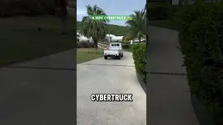 I found a Mini Cybertruck in Jamaica 😱📐🇯🇲 #cybertruck