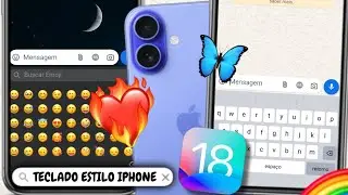 SAIU🥳 NOVO TECLADO ESTILO IPHONE NO ANDROID 2024.