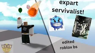 helpless lil boi becomes an expert survivalist! 🤑😱(edited roblox)