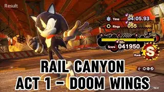 SONIC X SHADOW GENERATIONS - Rail Canyon - Act 1 - DOOM WINGS