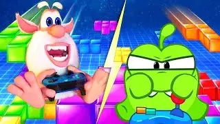 Booba & Om Nom 😎 LIVE 🔴  Quem é o melhor Jogador?  😎 Desenhos Animados Engraçados Para Crianças