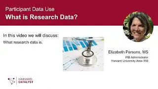 Participant Data: What is research data?