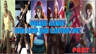 top online games for intel core 2 duo | no graphic card | RAM 2GB/4GB | PART 1