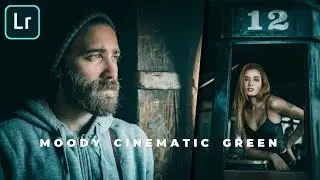 Moody cinematic green - Lightroom presets | moody green filter | dark green presets