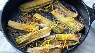 Caramelized Parmesan Leeks with Lemon Recipe - Eat Simple Food