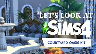 Sims 4 Kits Miniseries: Courtyard Oasis