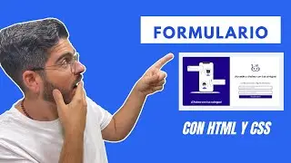 📝 CREA un formulario DESDE CERO con HTML y CSS [Paso a paso]