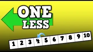 One Less!! (song for kids about identifying the # that is 