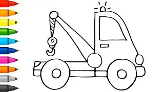 Как нарисовать Эвакуатор 🚘 Малышата Рисуют 🎨 /#31