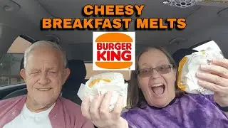 Burger King NEW Cheesy Breakfast Melts Review #foodreview #fastfood #fastfoodreview