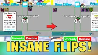 INSANE FLIPS/PROFITS!!! (Toilet Tower Defense)