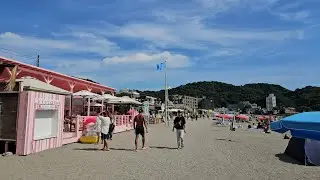 일본 카나가와현 인기 해수욕장 즈시 비치 랜선 여행 #逗子海岸 #일본  #여행