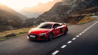 Audi R8 GT Susten Pass Sunset Run!