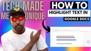 How to Highlight Text in Google Docs | google docs pc | highlight text in google docs