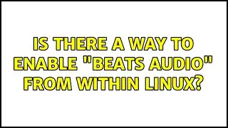 Is there a way to enable 